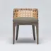 Palms Side Chair Grey Ceruse/Moss