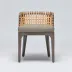 Palms Side Chair Grey Ceruse/Straw