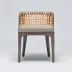 Palms Side Chair Grey Ceruse/Natural Cream