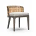 Palms Side Chair Grey Ceruse/Flax Weave