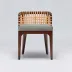Palms Side Chair Chestnut/Jade