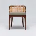 Palms Side Chair Chestnut/Straw