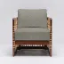 Palms Lounge Chair Chestnut/Moss