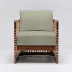 Palms Lounge Chair Chestnut/Fern