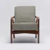 Delray Lounge Chair Chestnut/Moss