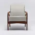 Delray Lounge Chair Chestnut/Hemp