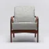 Delray Lounge Chair Chestnut/Jade