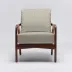 Delray Lounge Chair Chestnut/Straw