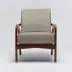 Delray Lounge Chair Chestnut/Sisal