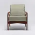 Delray Lounge Chair Chestnut/Fern