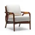 Delray Lounge Chair Chestnut/Flax Weave