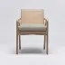 Delray Arm Chair White Ceruse/Tint