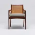 Delray Arm Chair Chestnut/Hemp