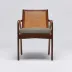 Delray Arm Chair Chestnut/Pebble