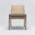 Delray Side Chair White Ceruse/Moss