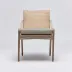 Delray Side Chair White Ceruse/Fog