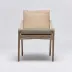 Delray Side Chair White Ceruse/Fawn