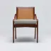 Delray Side Chair Chestnut/Hemp