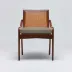 Delray Side Chair Chestnut/Pebble