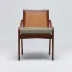 Delray Side Chair Chestnut/Fawn