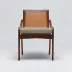 Delray Side Chair Chestnut/Straw