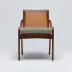 Delray Side Chair Chestnut/Sisal