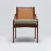 Delray Side Chair Chestnut/Fern