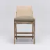 Delray Counter Stool White Ceruse/Fawn
