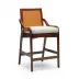 Delray Counter Stool Chestnut/Flax Weave