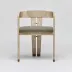 Maryl III Dining Chair Washed White/Moss
