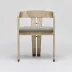 Maryl III Dining Chair Washed White/Jade