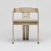 Maryl III Dining Chair Washed White/Natural Cream