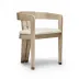 Maryl III Dining Chair Washed White/Flax Weave