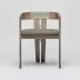 Maryl III Dining Chair Washed Grey/Moss