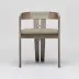 Maryl III Dining Chair Washed Grey/Straw