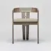 Maryl III Dining Chair Washed Grey/Natural Cream