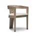 Maryl III Dining Chair Washed Grey/Flax Weave
