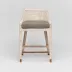 Boca Counter Stool White Wash/Pebble