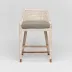 Boca Counter Stool White Wash/Fawn