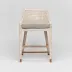 Boca Counter Stool White Wash/Natural Cream