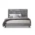 Channel Upholstered Bed Pearl California King