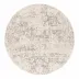 CIQ10 Cirque Alonsa Gray/White  6' Round Rug