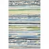 CO19 Colours Sketchy Lines Snow White/Mallard Blue 2' x 3' Rug