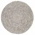 IDS02 Idriss Tenby Gray/White  6' Round Rug