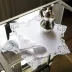 Ca' d'Oro 16" x 20" Rect Placemat - White Linen/Lace