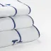Piton White/Blue 16" x 24" Guest Towel