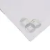 Madama 16" x 20" Rect Placemat - White Linen/Light Blue Embroidery on 4 sides