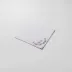 Ikebana 19" Square Napkin - White Linen/Pink Embroidery