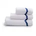 Venezia White/Blue 12" x 16" Face Towel