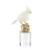 Cardinal Sculpture on Crystal Small